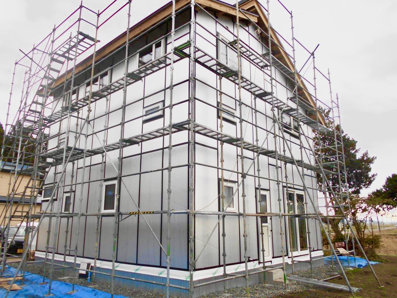 外部断熱材QワンボードW断熱